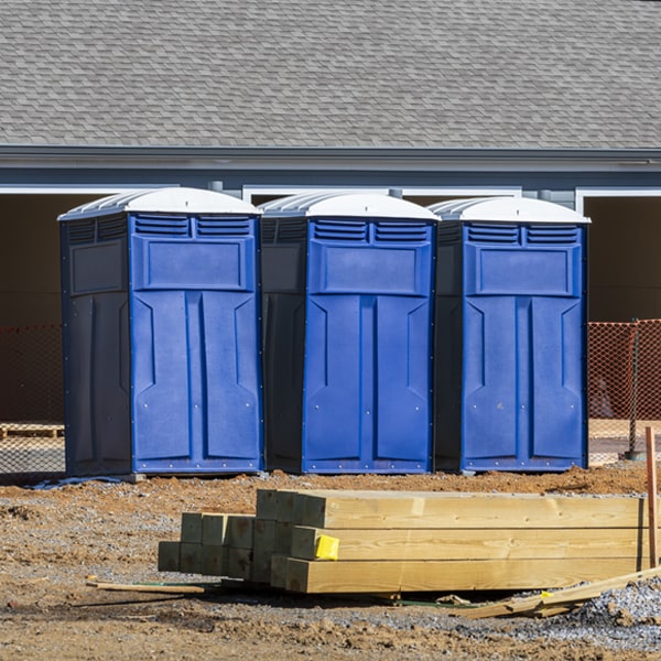 how can i report damages or issues with the porta potties during my rental period in Darwin California